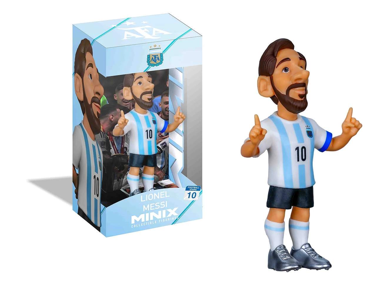 مجسم MINIX Football Stars Argentina Leo Messi 10 قابل للجمع