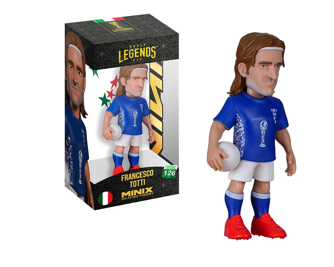 مجسم MINIX World Legends Cup Italy Francesco Totti 126 قابل للجمع