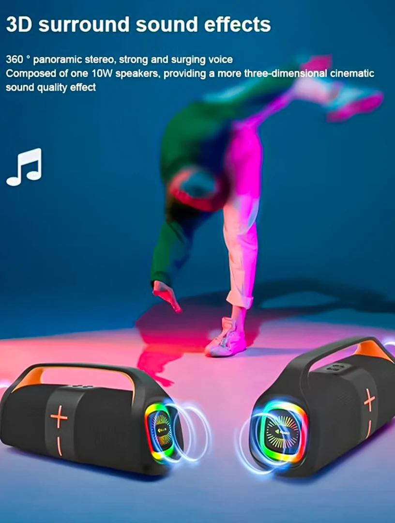 Kisonli K12 RGB Music Speaker