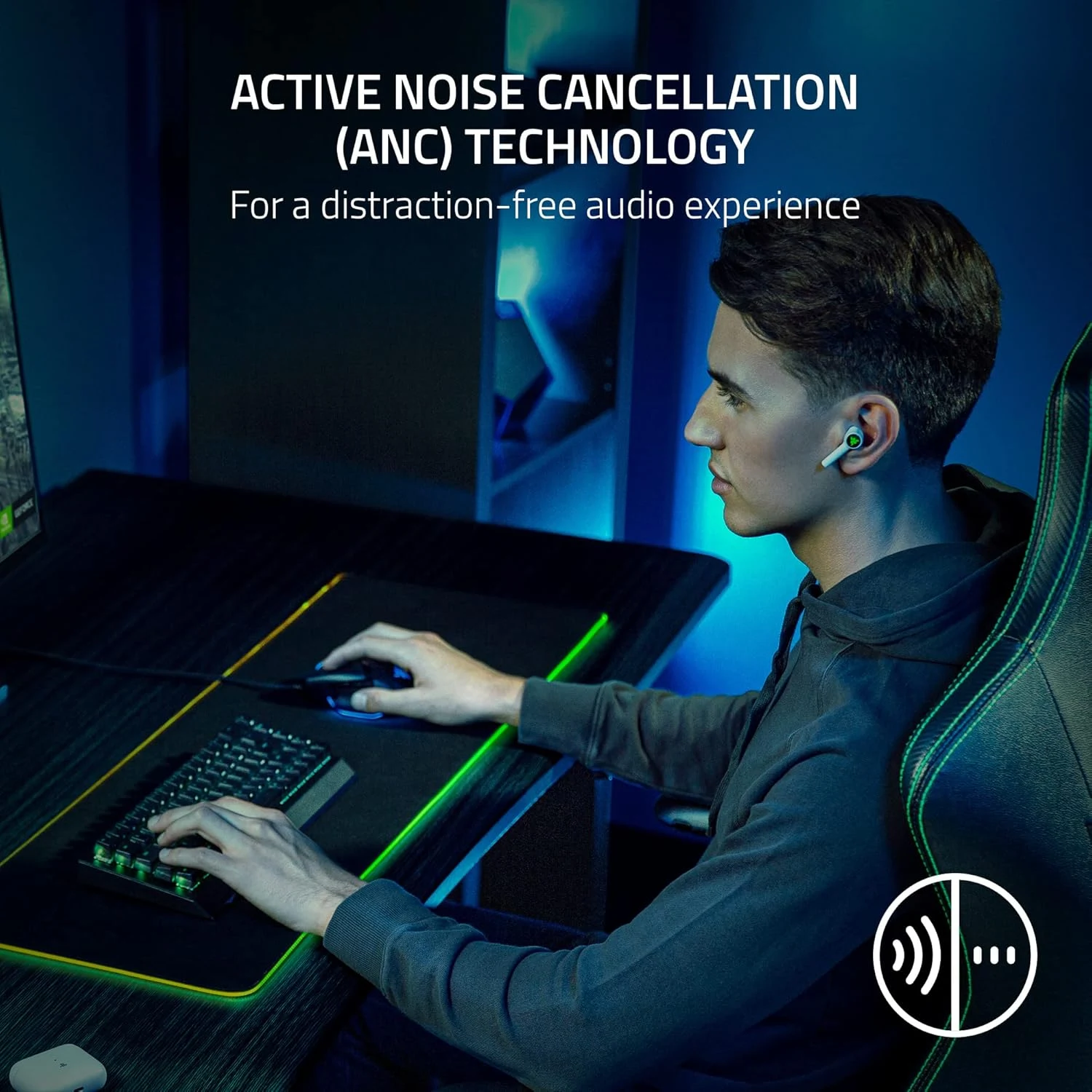 Razer Hammerhead HyperSpeed Gaming Earbuds for PS5