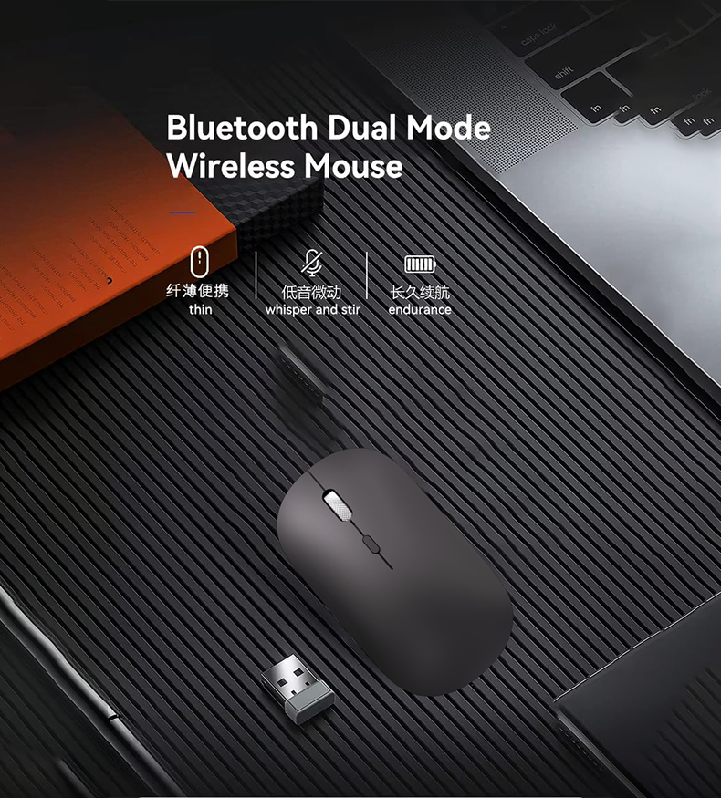 Forev Ergonomic Official Business Wireless Mouse - Black