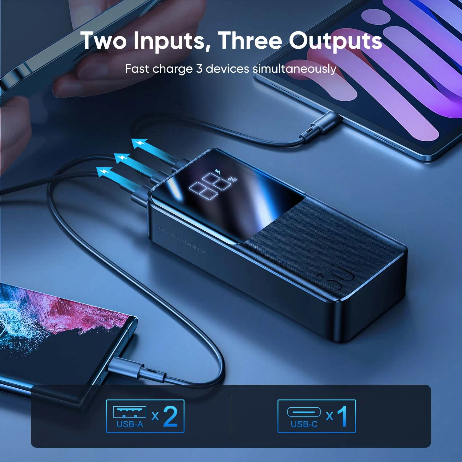 Triple Output Ports