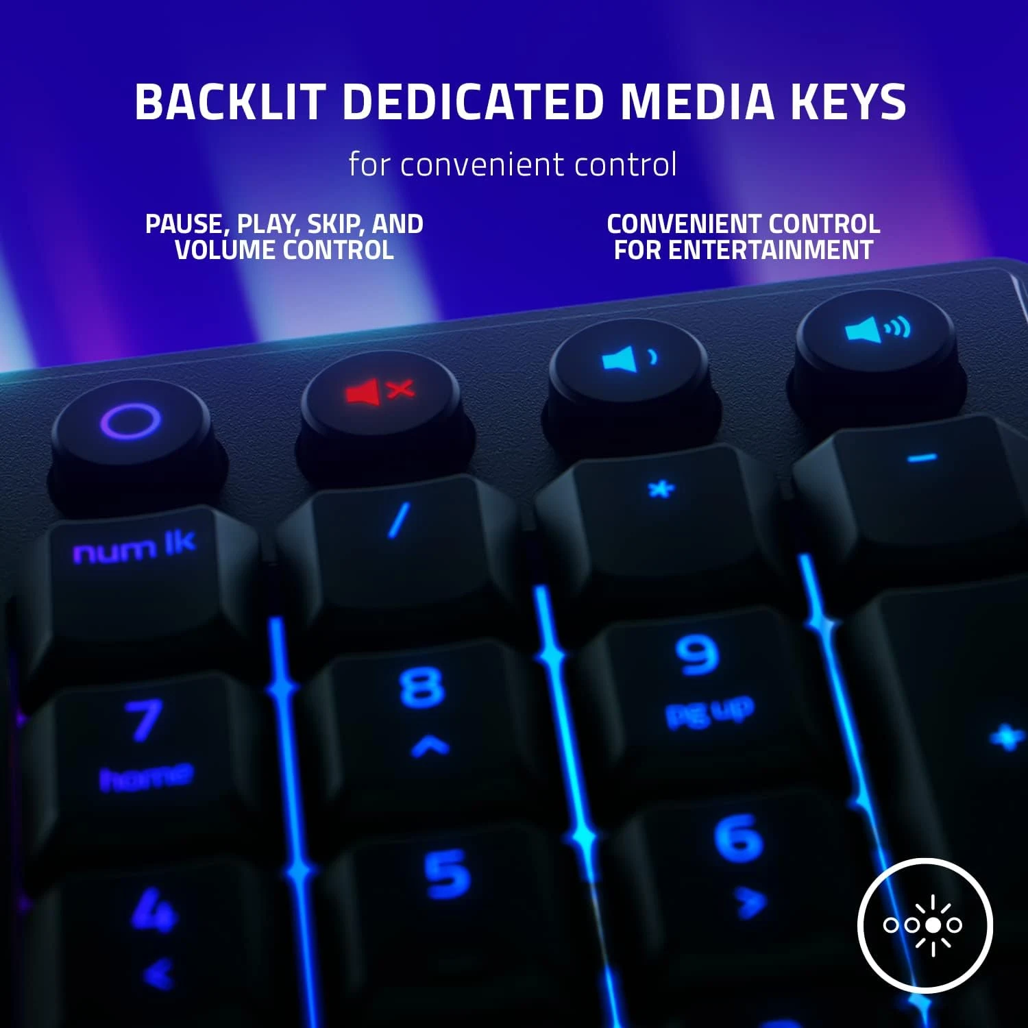 RAZER ORNATA V3 Low Profile Mecha Membrane RGB Keyboard - Clicky