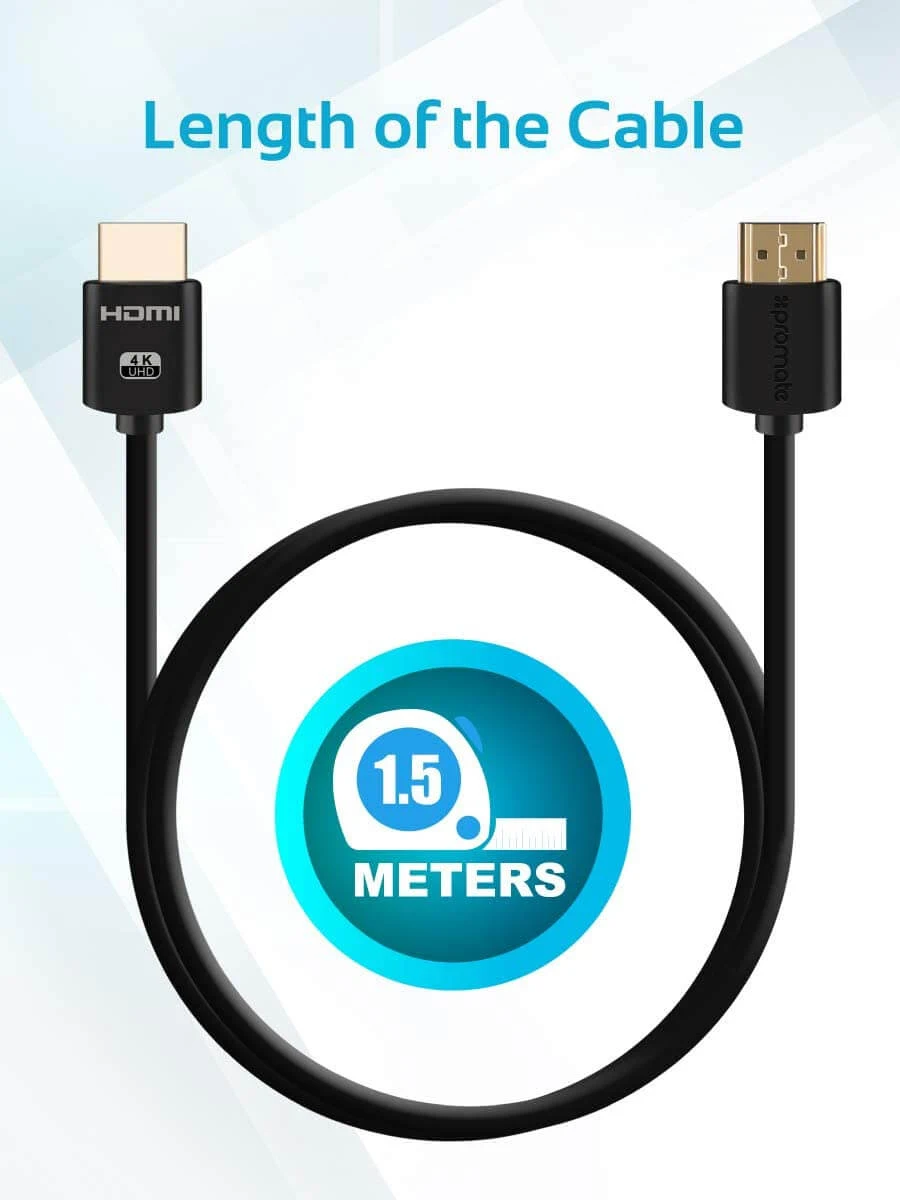 كابل HDMI 4K من بروميت ، عالي السرعة 1.5