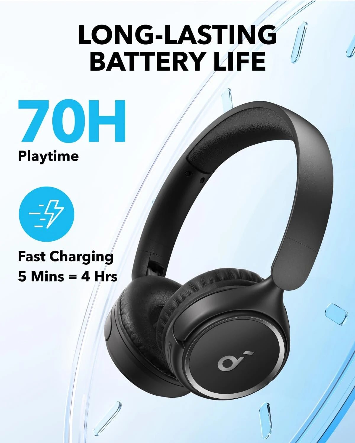 Anker Soundcore H30i Wireless Headphones - Black