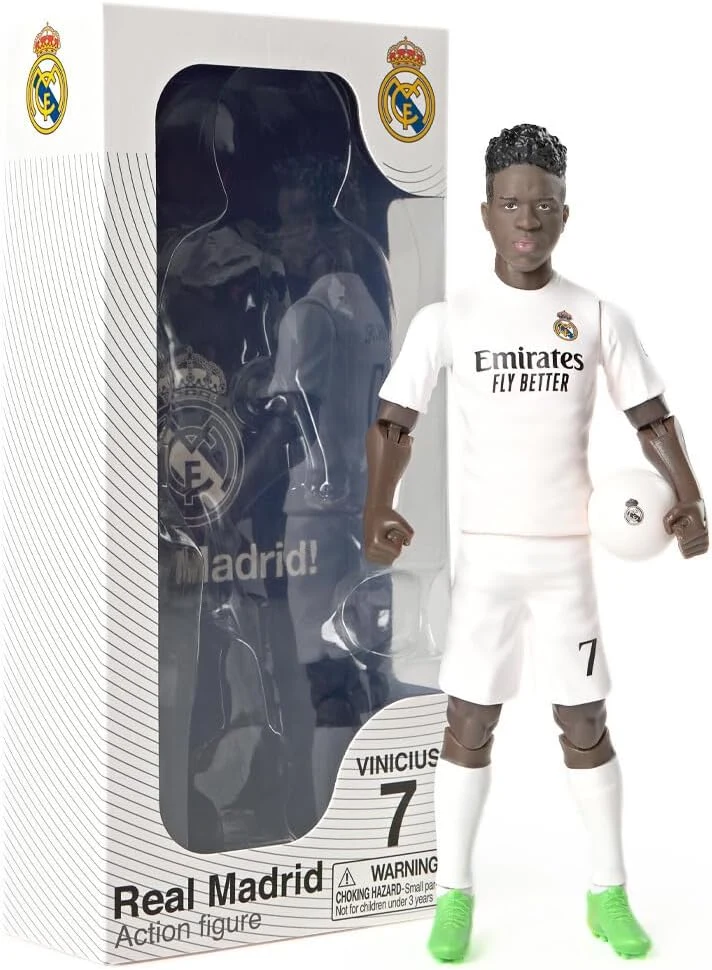 Banbo Toys SOCKERS Real Madrid CF Vinicius Junior Action Figure 20 cm