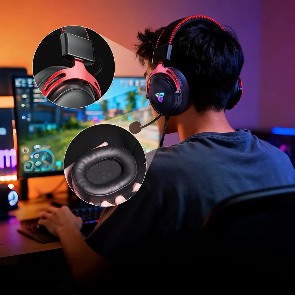 Fantech CRUZE HG31 7.1 Wired Gaming Headset USB - Black