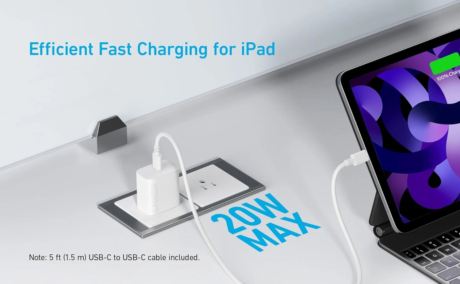 Anker A2347 Charger USB-C - 20W - White