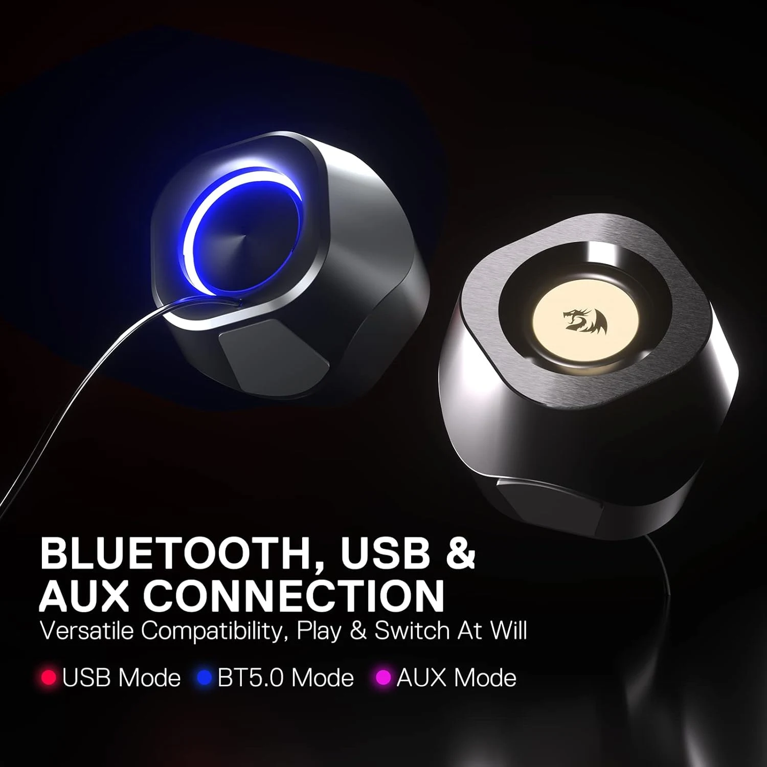 Redragon GS590 Wireless PC RGB Gaming Speaker