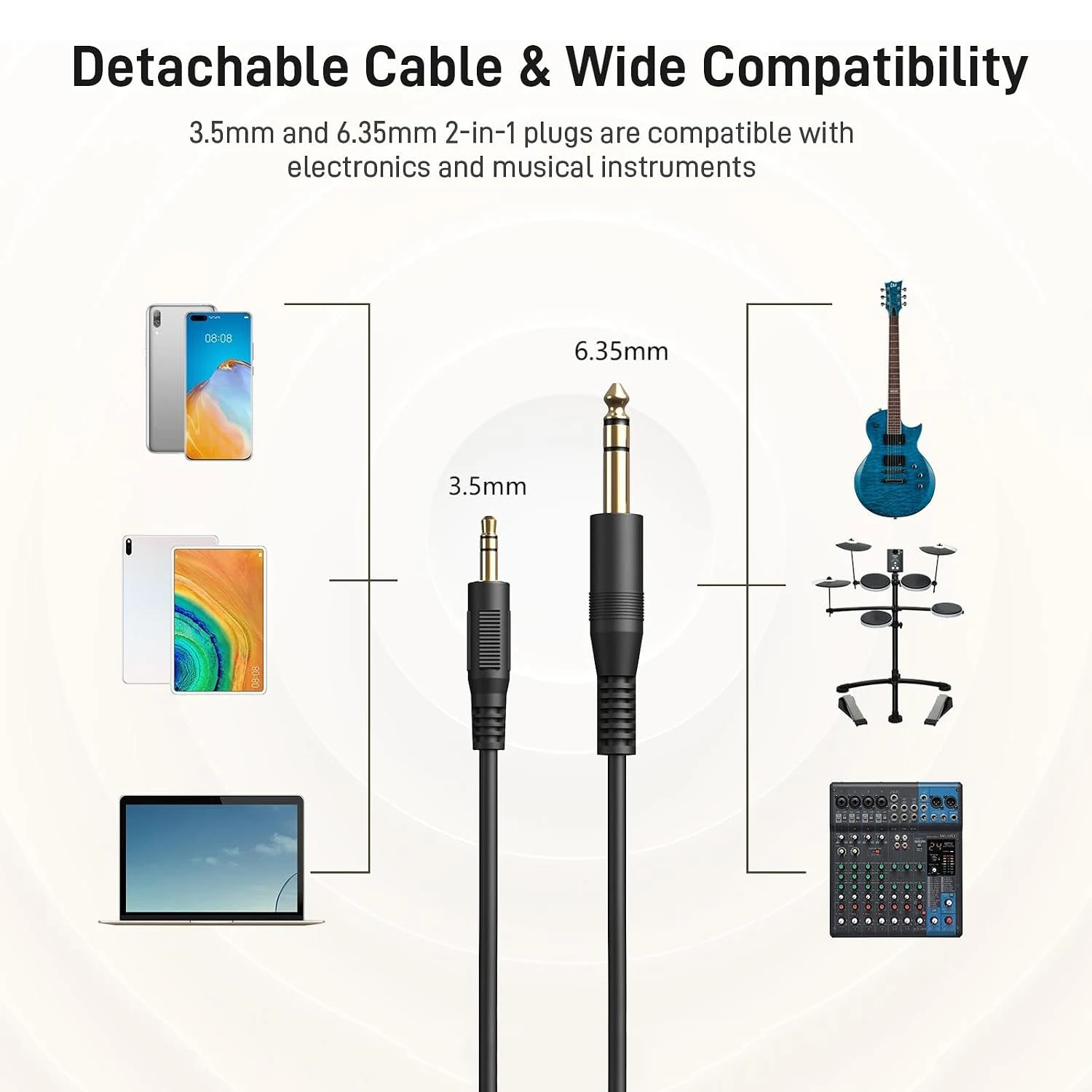 Maono AU-MH601 Wired Studio Monitoring - Black