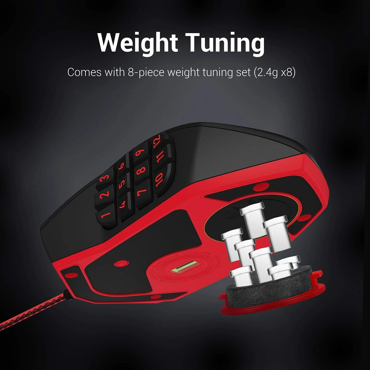 Redragon M901-1 Perdition 3 RGB Wired Gaming Mouse - Black