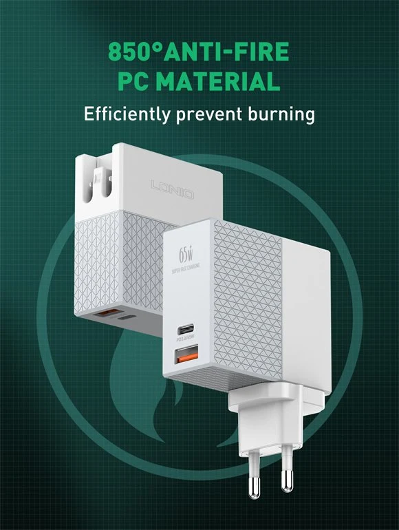 LDNIO A2620C Super Fast Wall Charger 65W