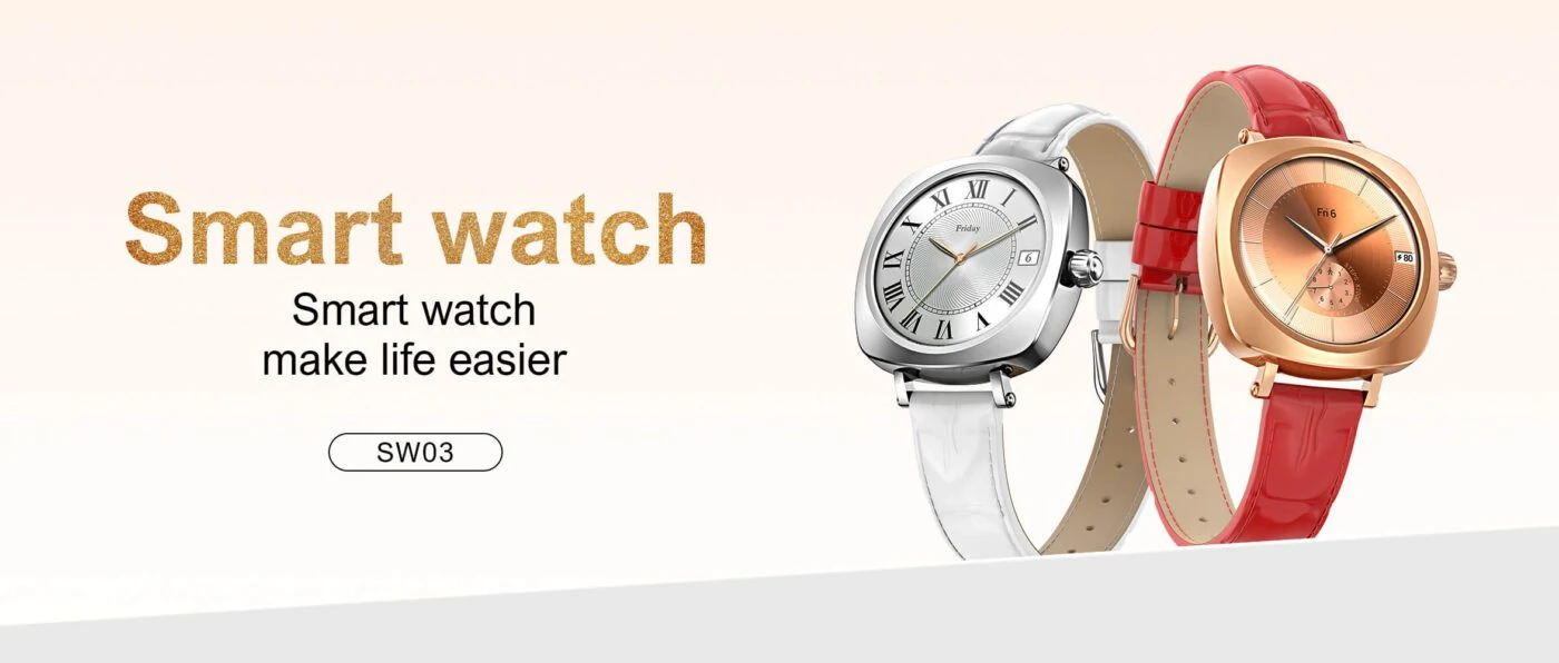 LDNIO SW03 The Small Square-Shaped Smartwatch Rose Gold Red