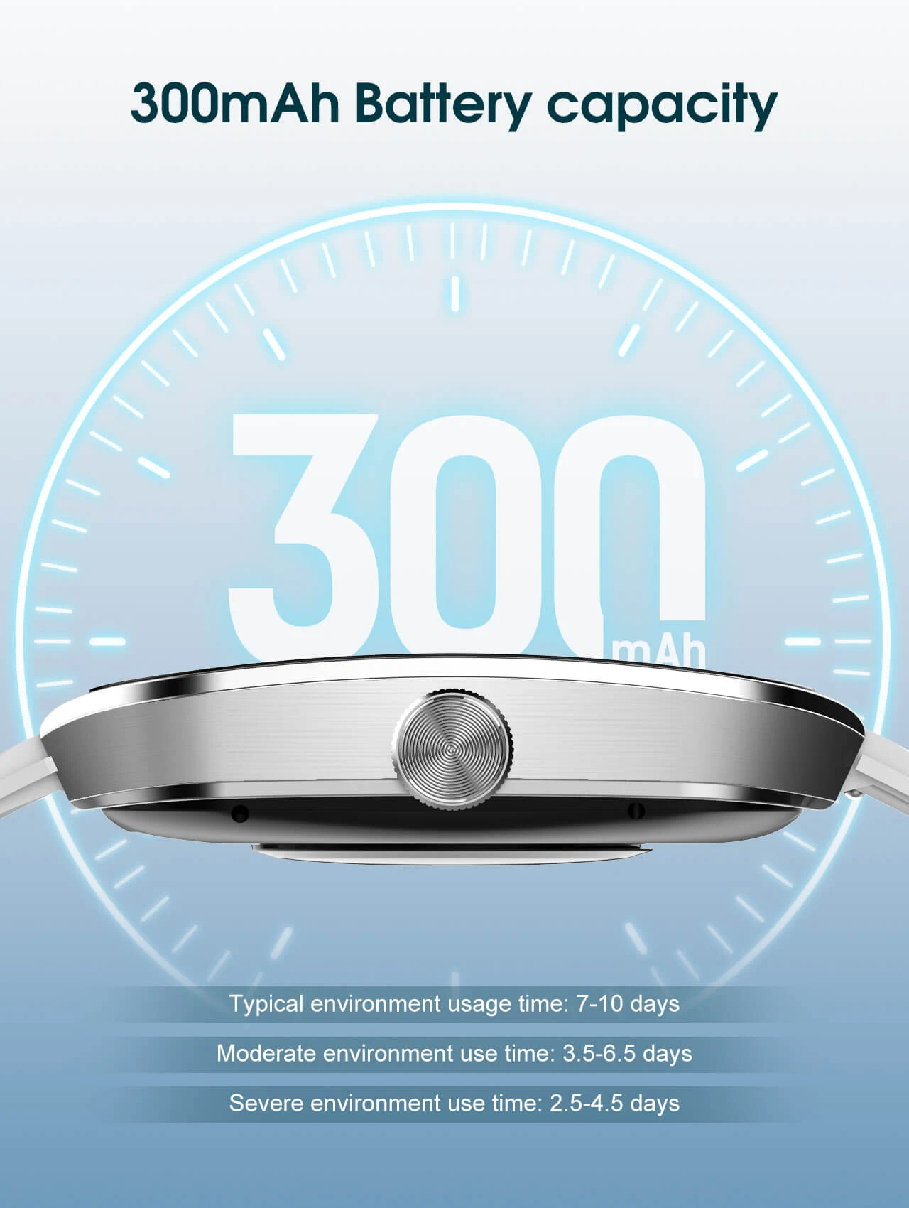LDNIO SW04 Silver 300mAh Battery