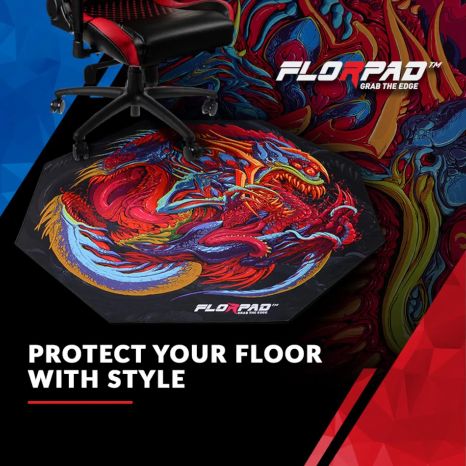 Florpad Dragon FM1-2106 Gaming Chair Mat