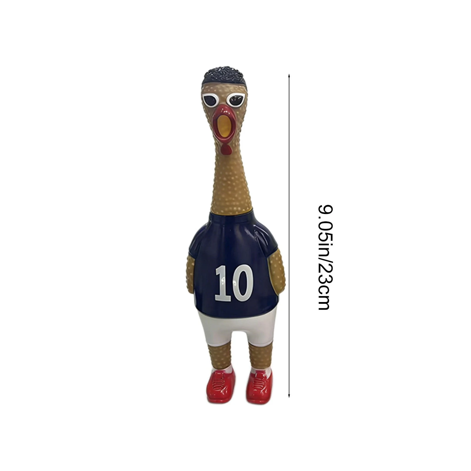 Mbappé Football Edition Screaming Chicken Squeeze Toy Display