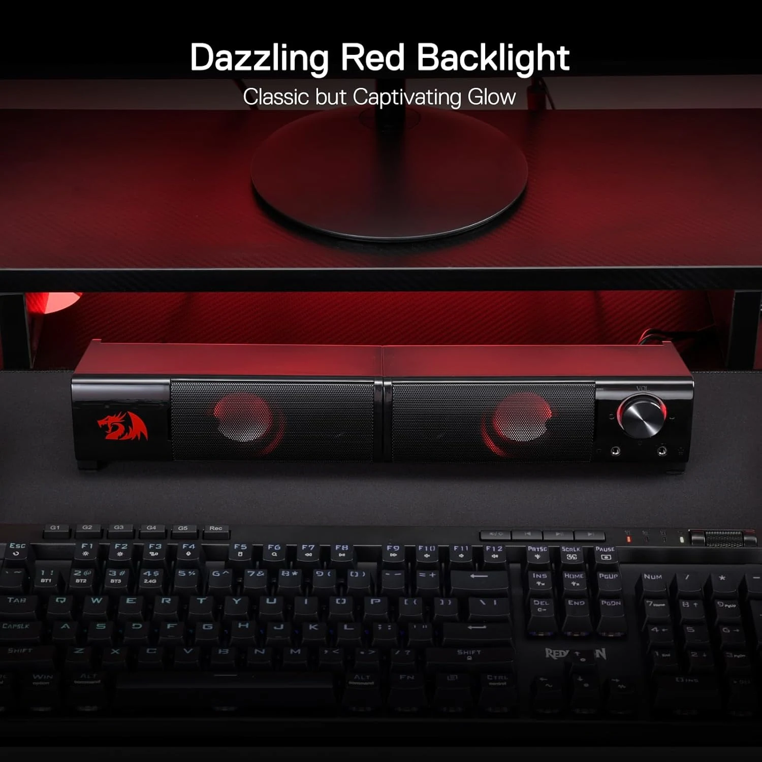 Redragon GS550 Orpheus PC Gaming Speakers - Black
