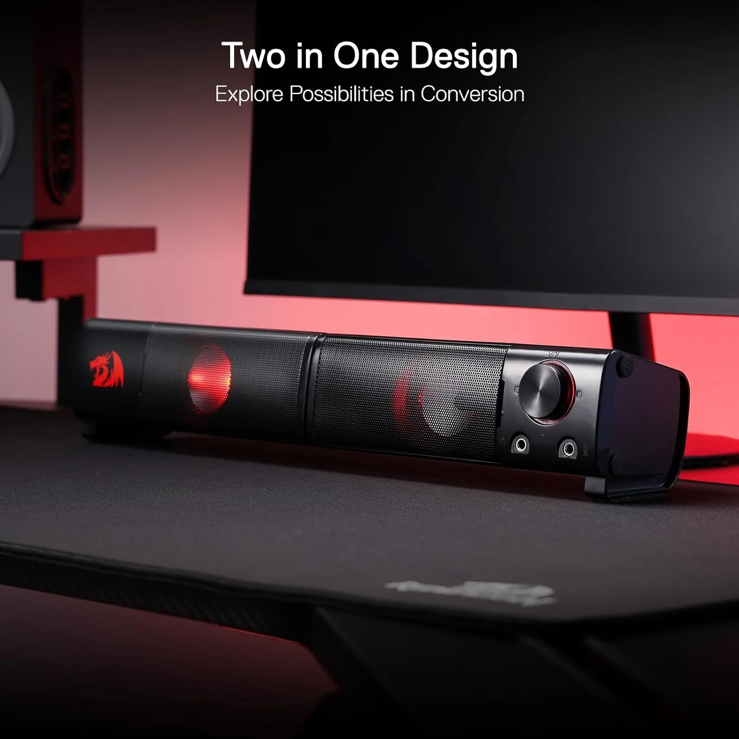 Redragon GS550 Orpheus PC Gaming Speakers - Black