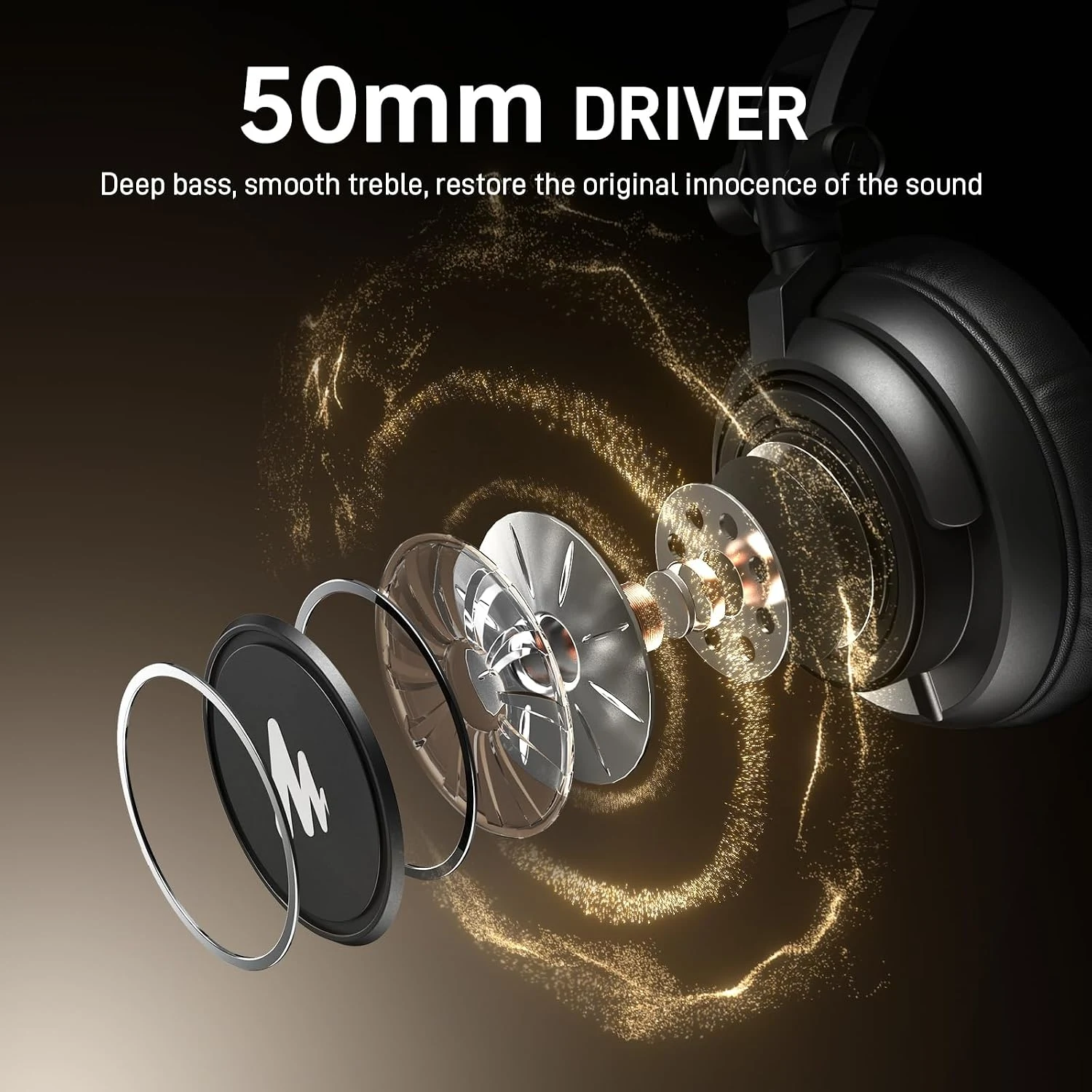 Maono AU-MH601 Wired Studio Monitoring - Black