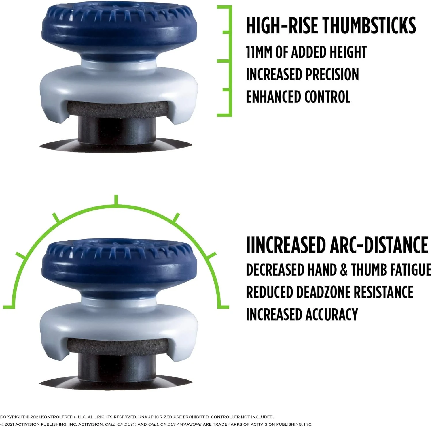 KontrolFreek Warzone benefit infographic