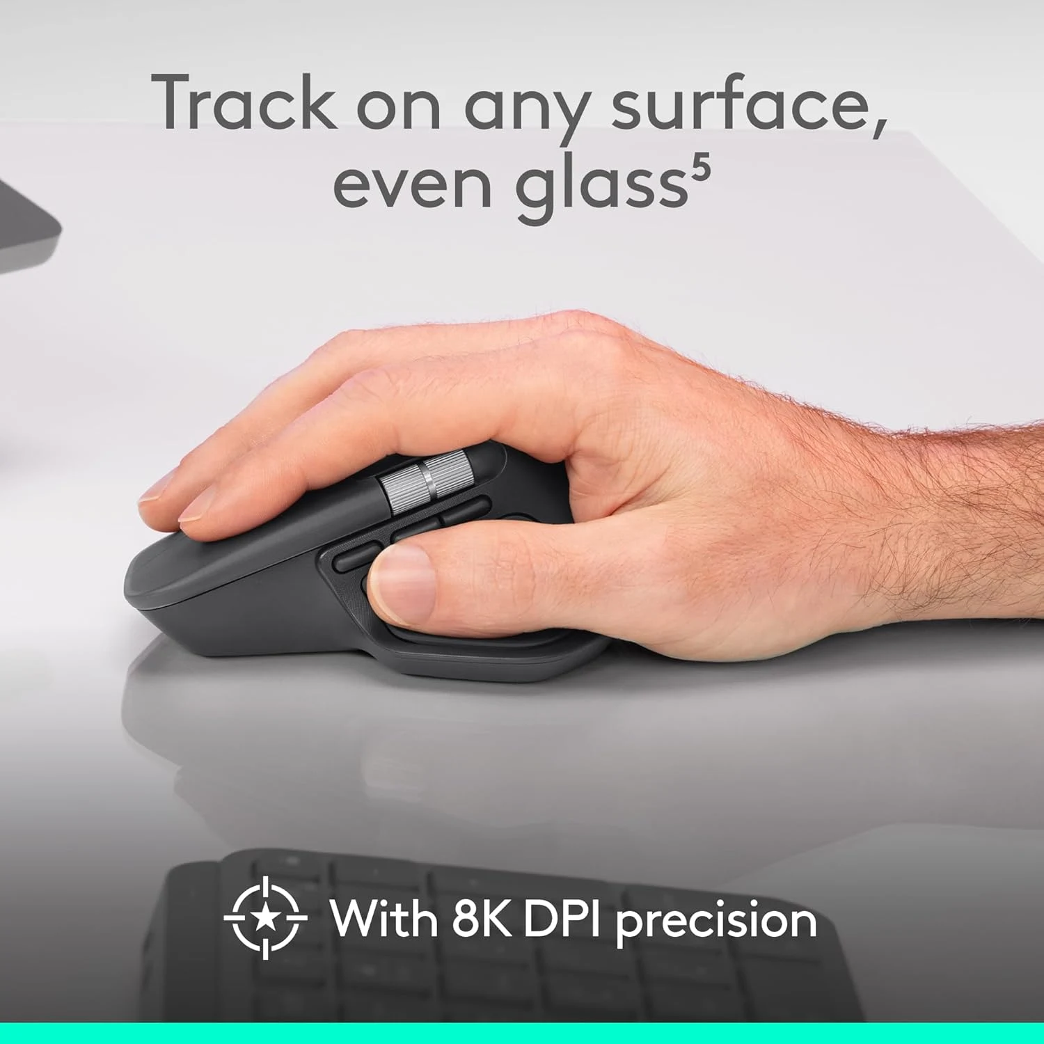Logitech MX Master 4 Ergonomic Wireless Mouse - Graphite