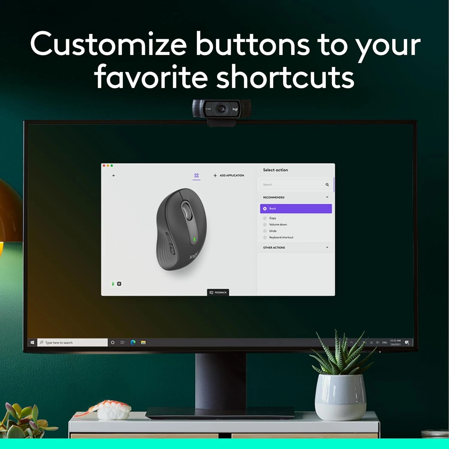Logitech Signature M650 Small/Medium Wireless Mouse - Graphite