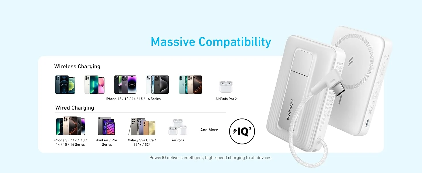 30W USB-C fast charging