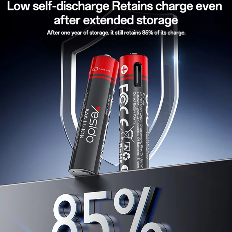 YESIDO YP98 Rechargeable AAA Batteries
