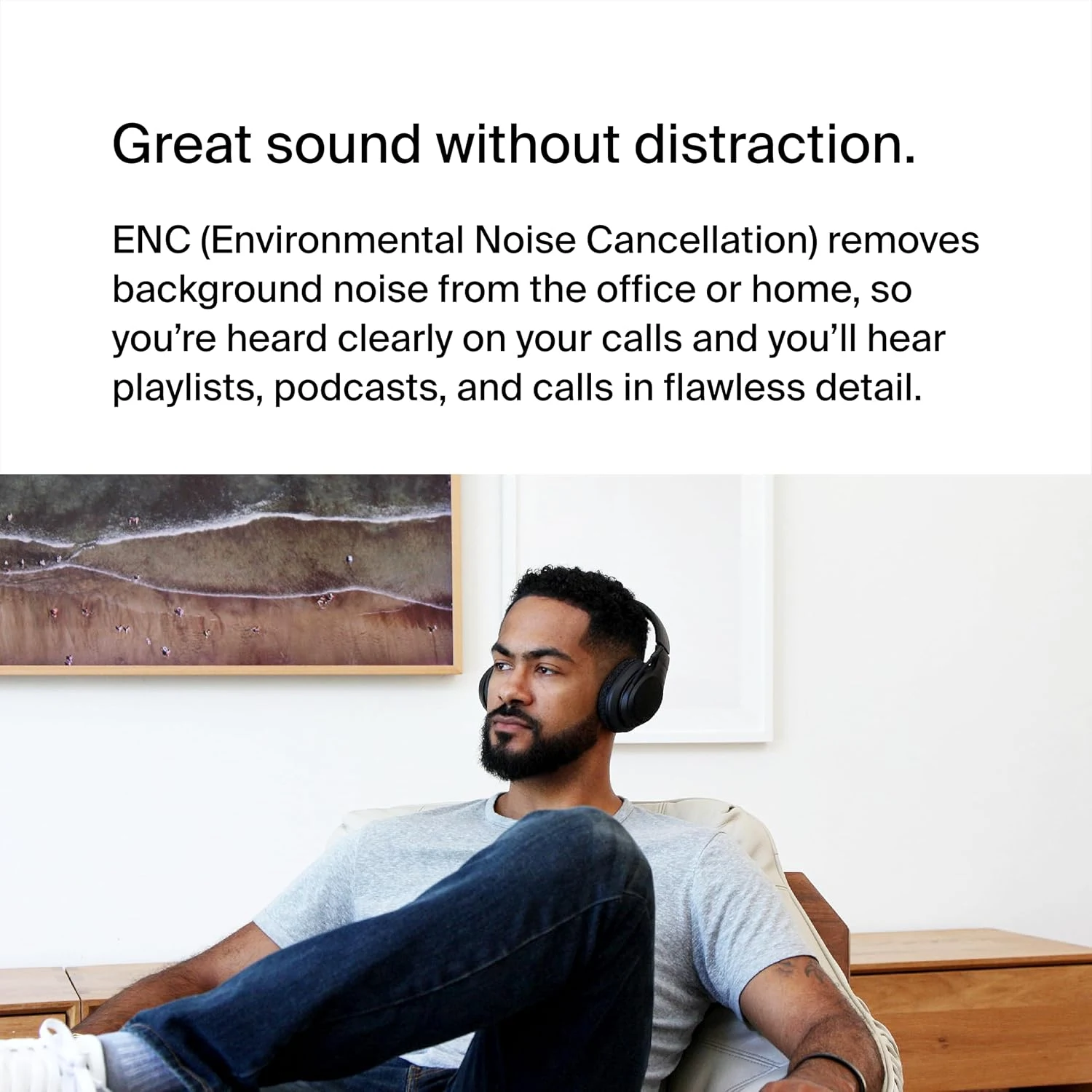 Belkin SoundForm Adapt Wireless Over-Ear Headset Black