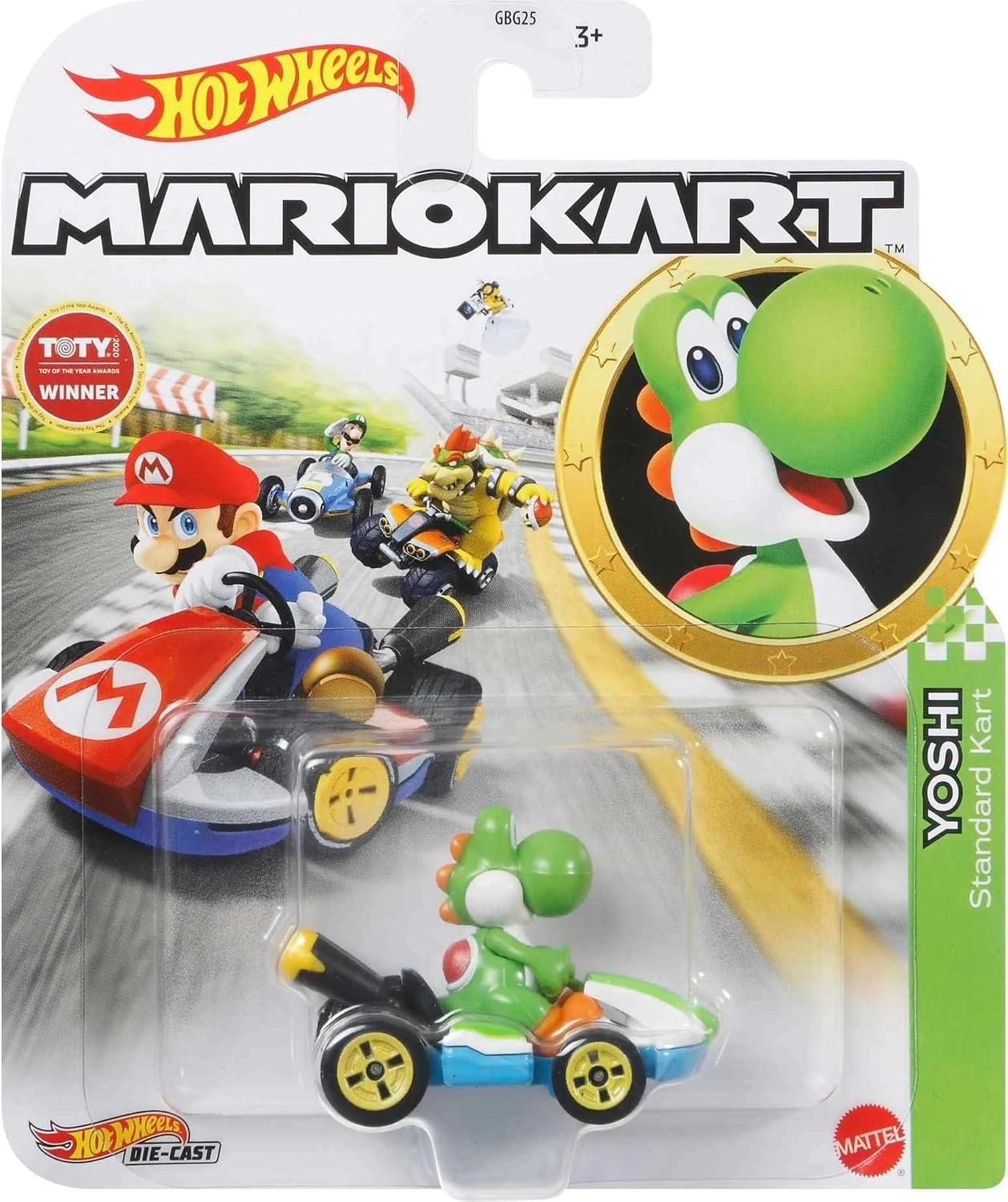 Hot Wheels Yoshi Standard Kart GLP38