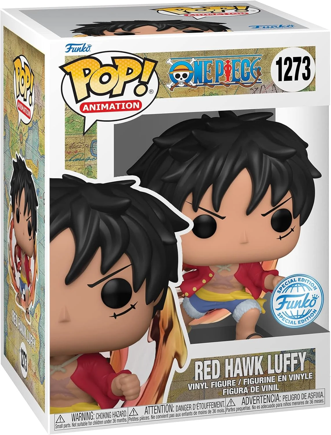 One Piece Red Hawk Luffy Funko Pop Figure