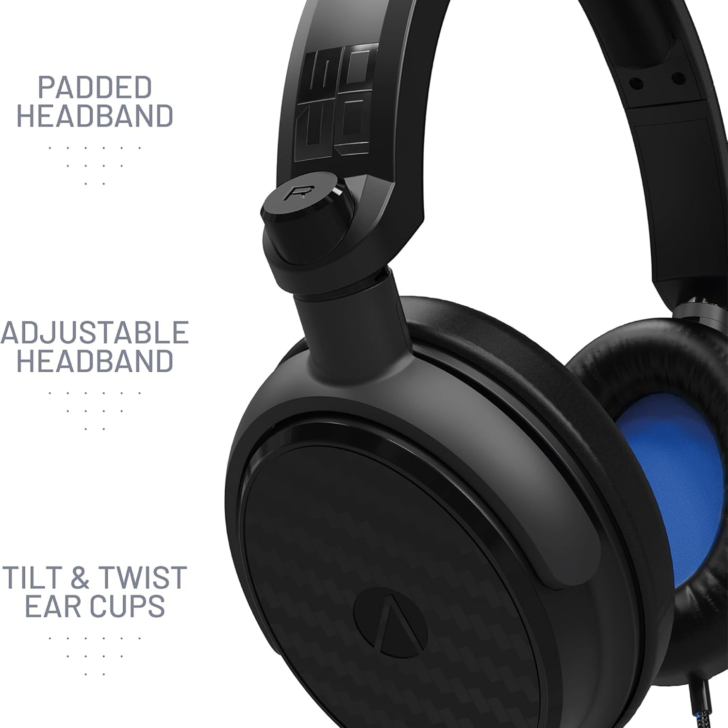 STEALTH C6-100 Wired Gaming headset - Black & Blue Over Ear