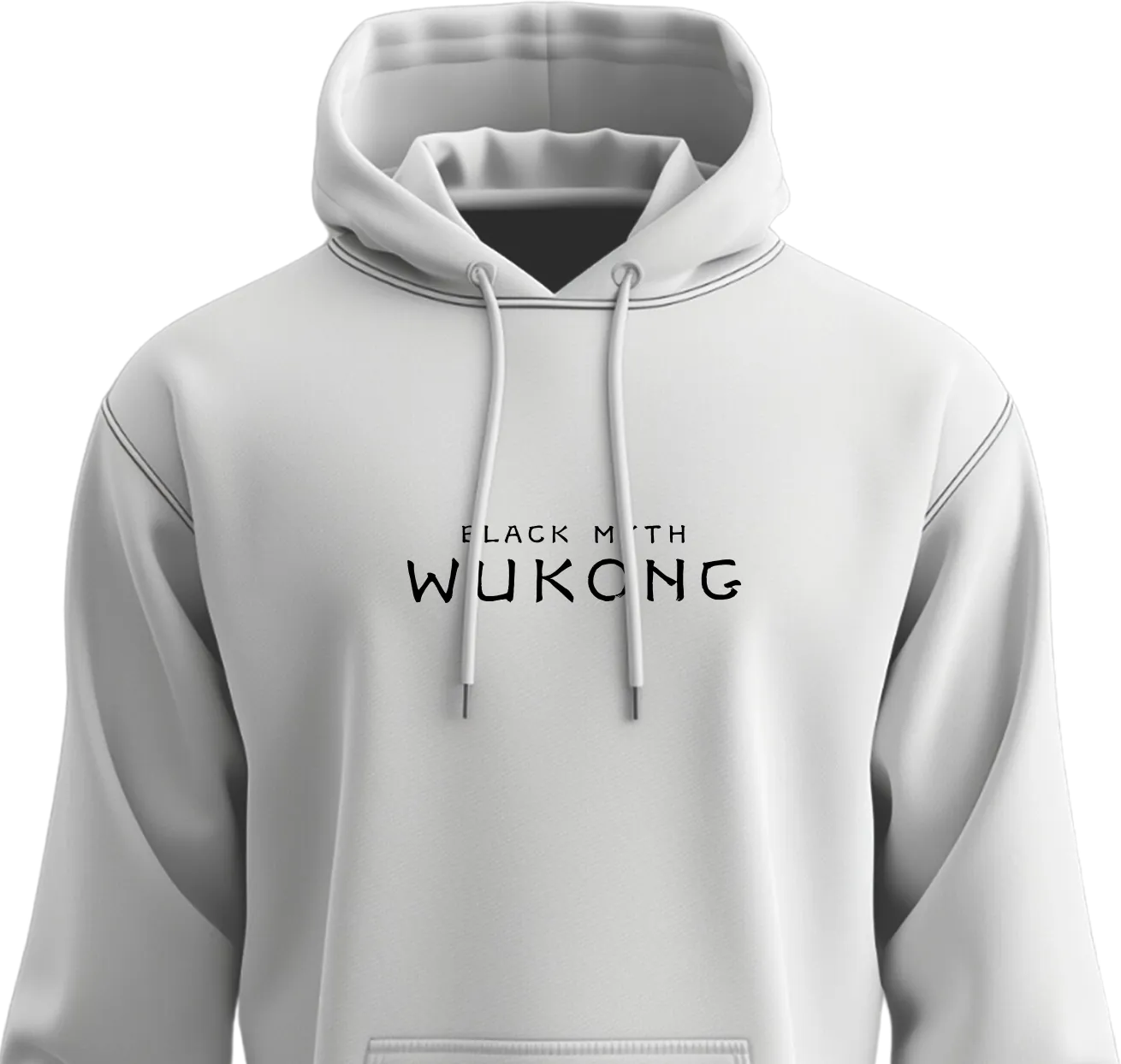 Wukong Spirit Hoodie – Black Myth (White) Front