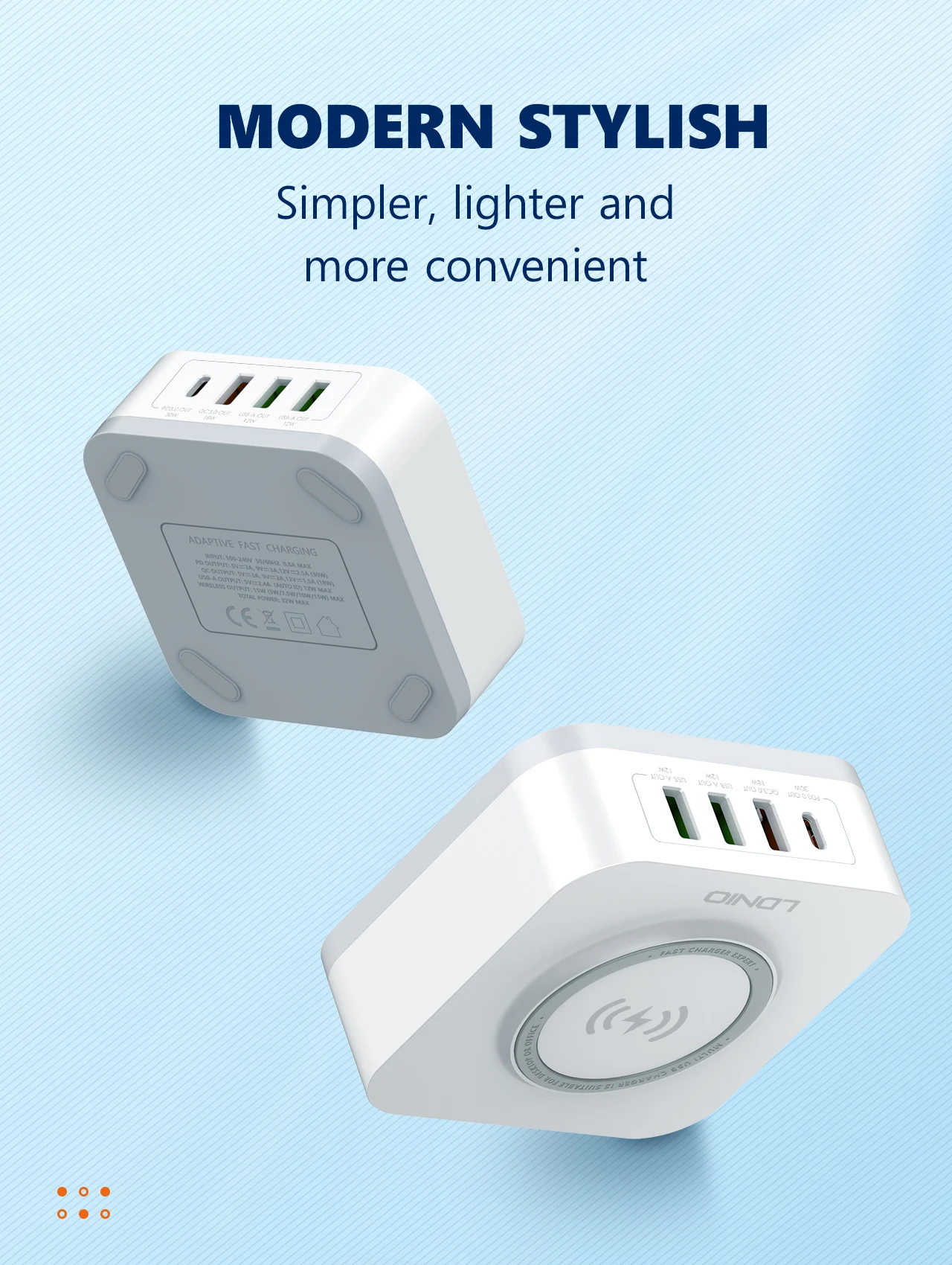 LDNIO AW004 Desktop Wireless Charging Station