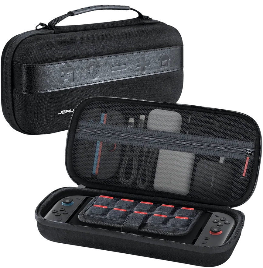 JSAUX MegaCarry Case for Switch 2 Black