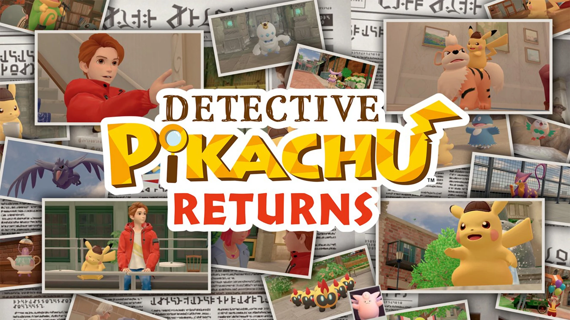 Detective Pikachu Returns key art