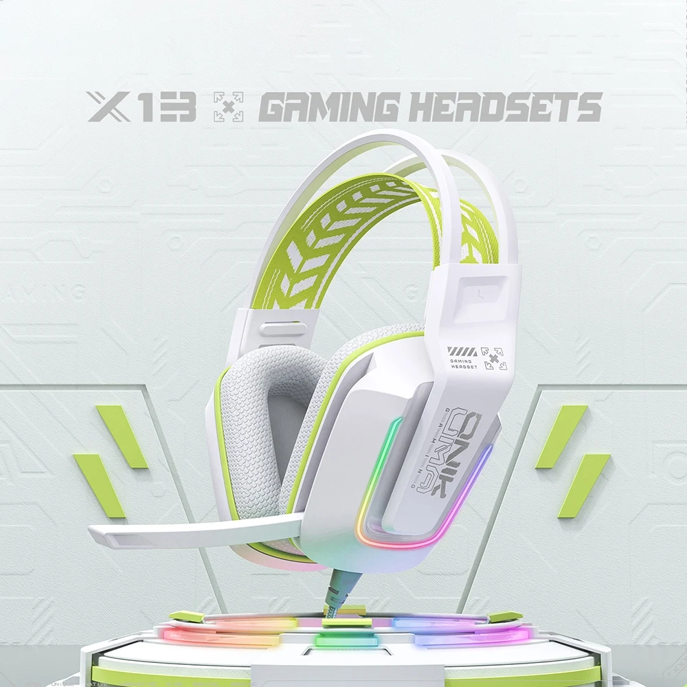 Used ONIKUMA X13 white gaming headset