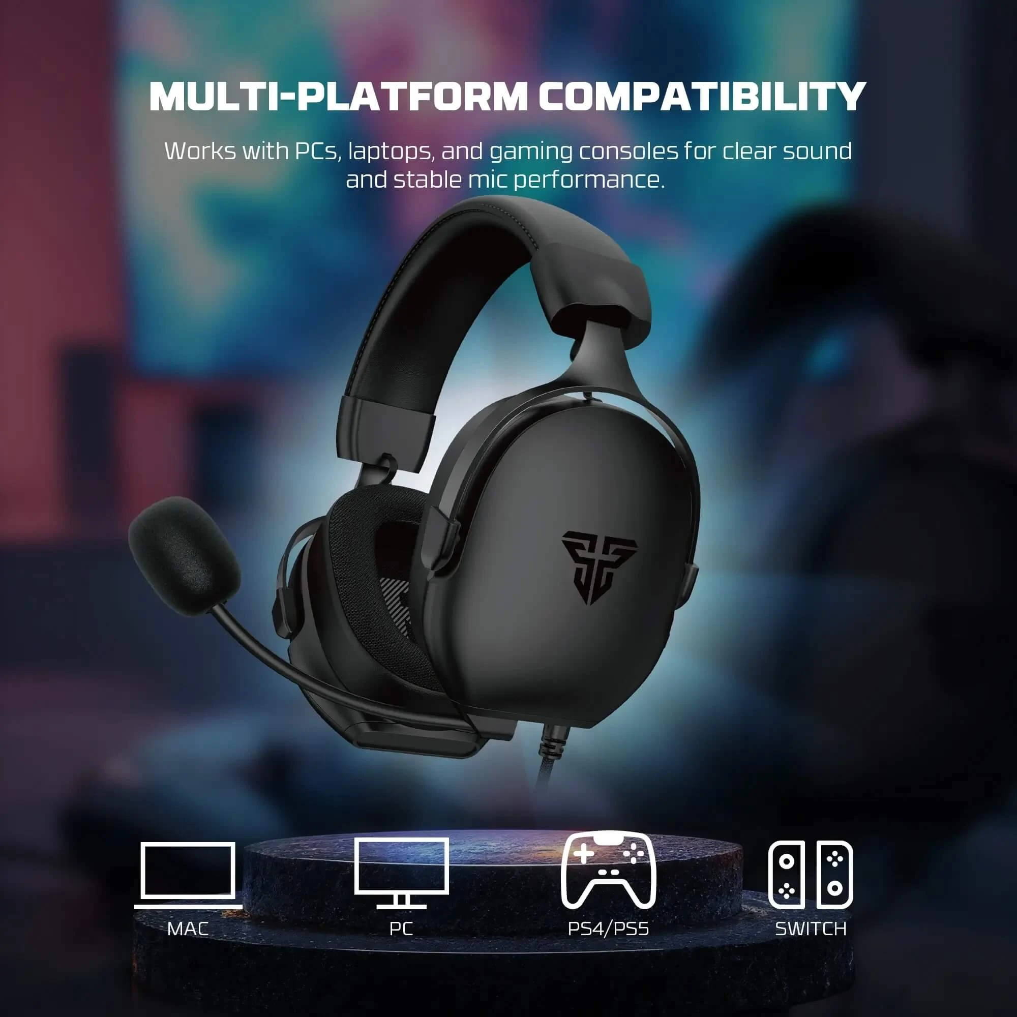 Fantech CARBON HG30 7.1 Wired Gaming Headset USB - Black