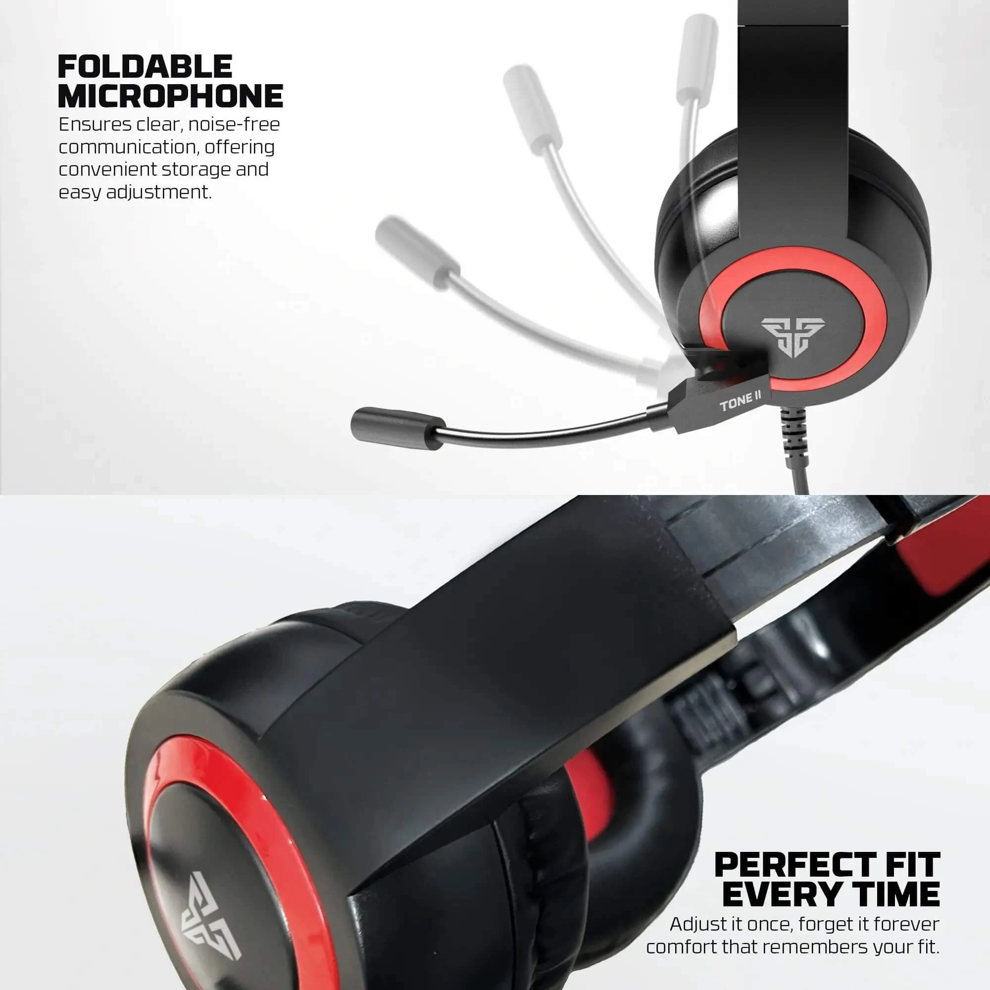 Fantech TONE 2 HQ56 Wired Gaming Headset 3.5MM - Black