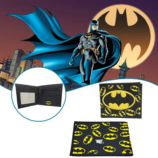 Batman Logo Pattern Bifold Wallet