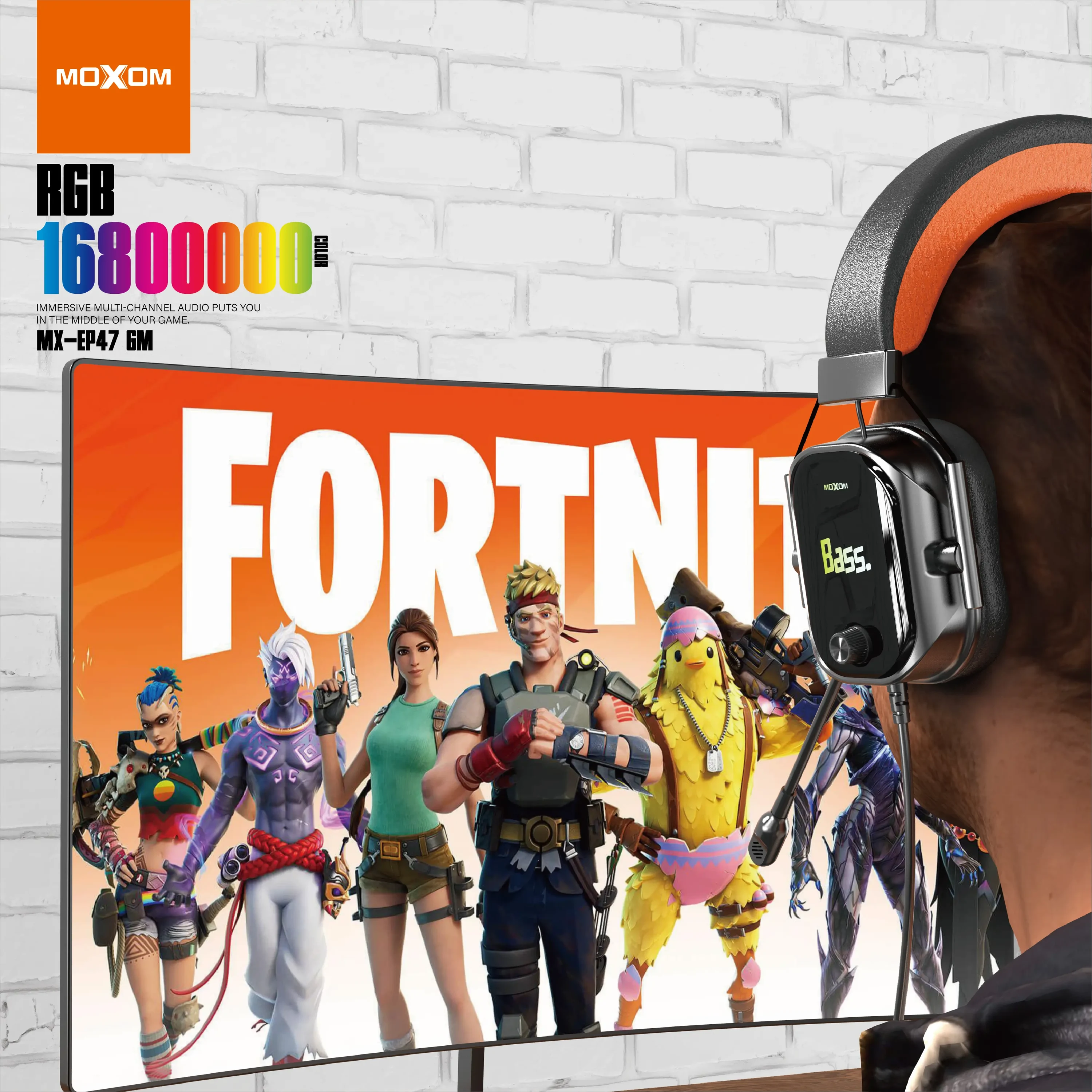 Moxom MX-EP47 GM Gaming Headset with Professional Microphone