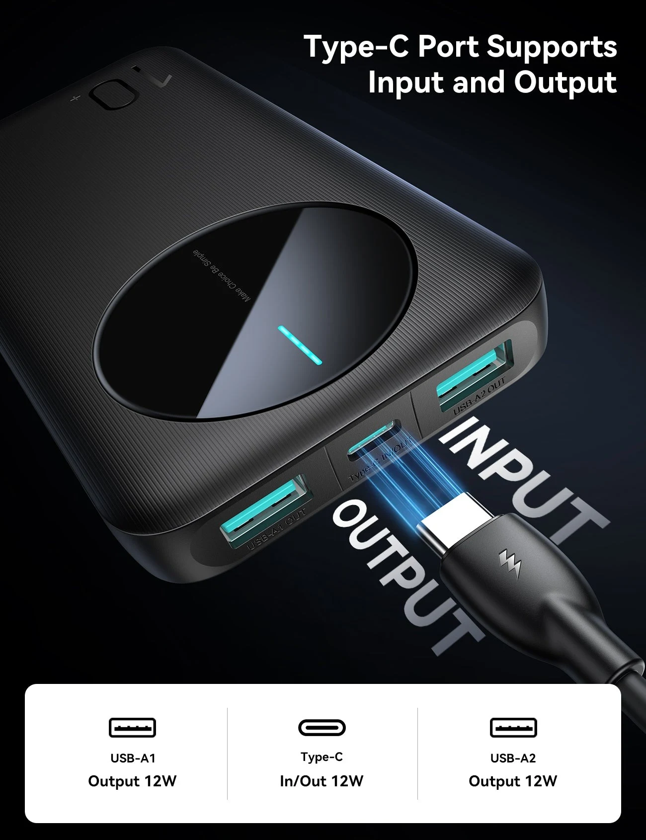 USB-C bidirectional charging
