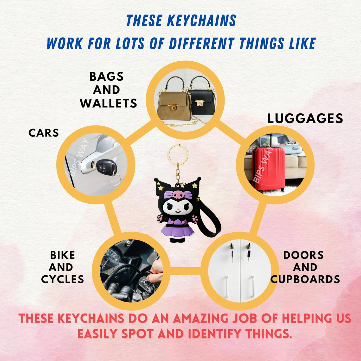 Starry Skull Kitty – Keychain Medal