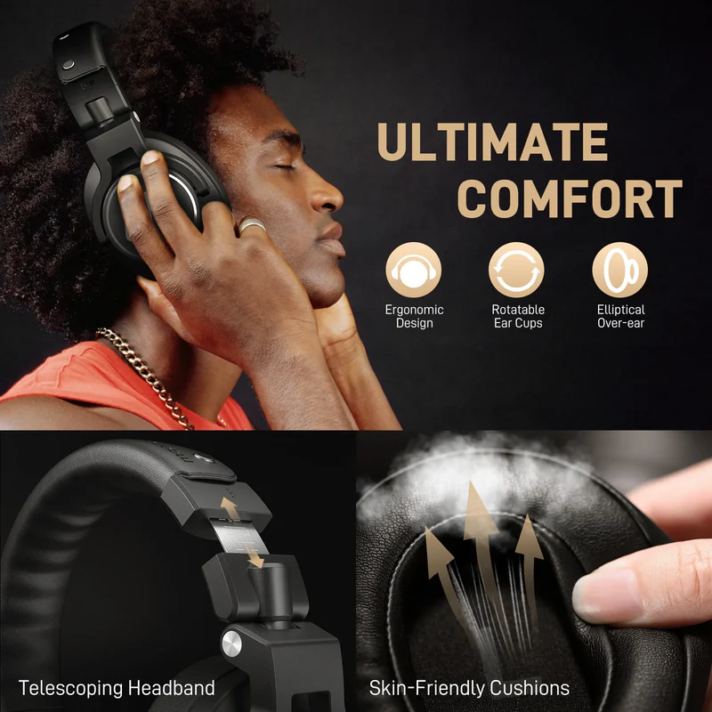 Maono AU-MH700 Wired Gaming Headset - Black
