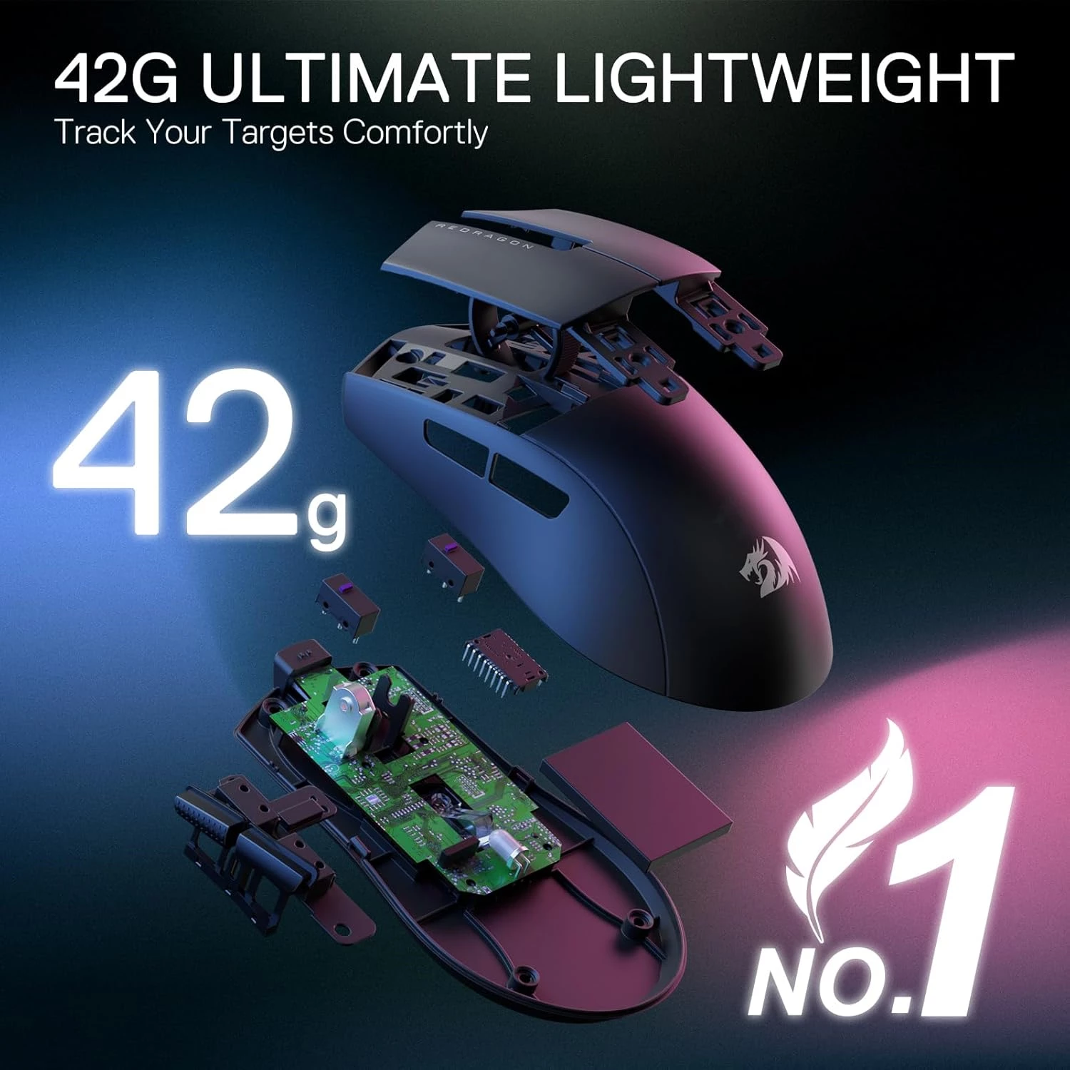 Redragon M724 Wired Gaming Mouse - Black