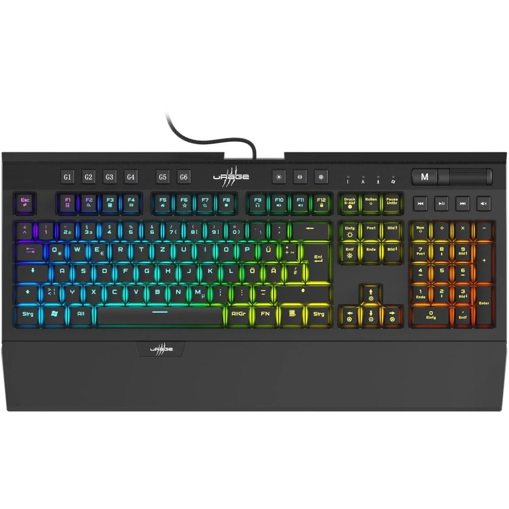 uRage Exodus 900 Mechanical Gaming Keyboard Brown Switches Black