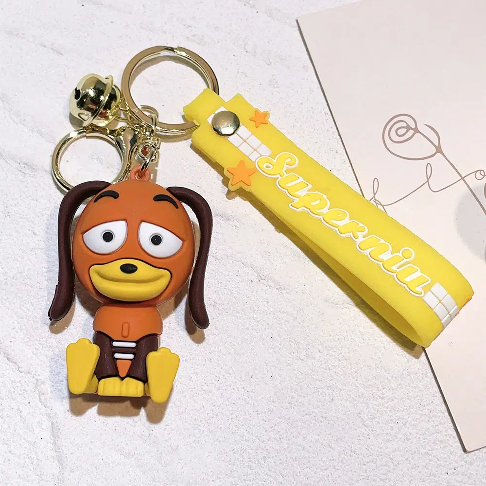 Toy Story Slinky Dog Yellow Strap Keychain