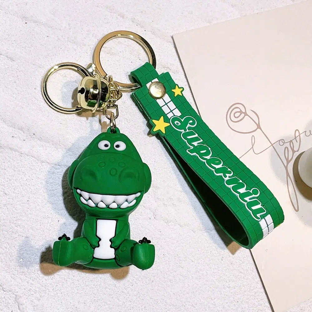 Toy Story Rex Green Strap Keychain