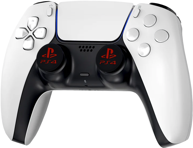 Deadskull Thumb Grips - PS4 Icon Design - Black - 4 PCS