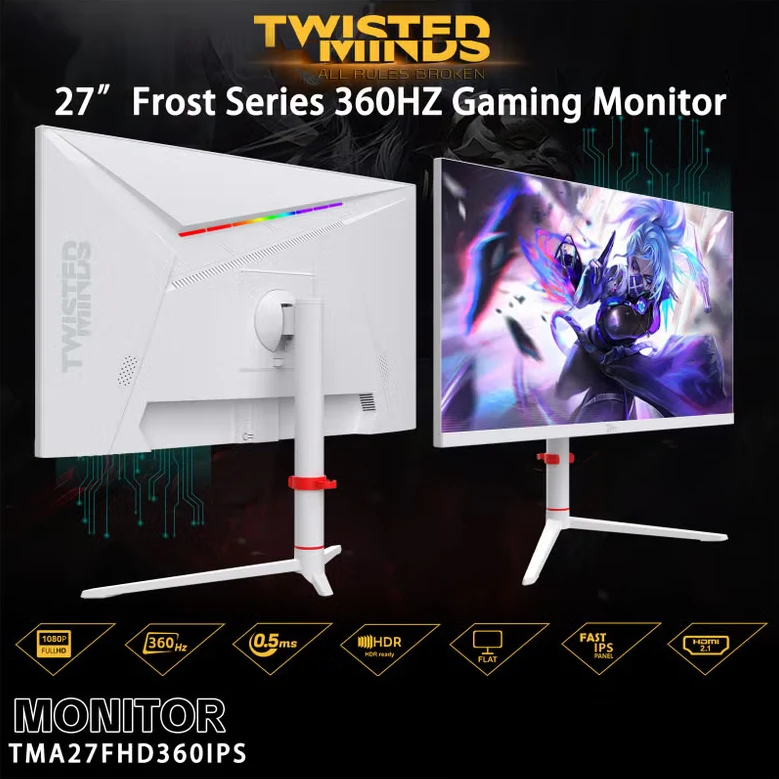 Twisted Minds – 27 Inch FHD 360Hz IPS (Flat) - Gaming Monitor